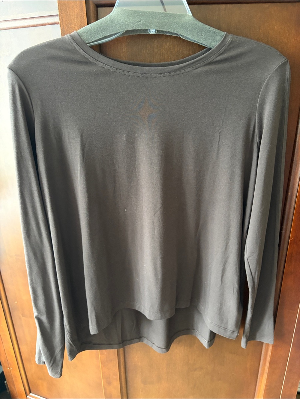 Athleta Brown women’s Long Sleeve Crewneck Top size XXS